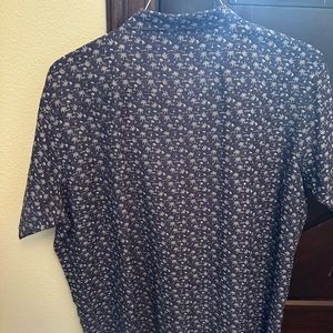 David Donahue Short Sleeve button-up